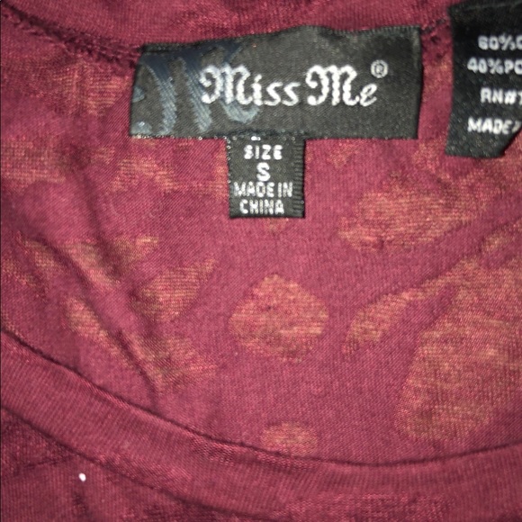 Miss Me top - Picture 2 of 3
